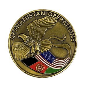 Central Intelligence Agency CIA Afghanistan Ops Silent Warrior Challenge Coin